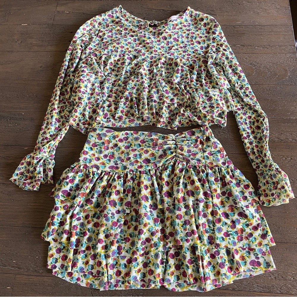 Zara tulle outfit